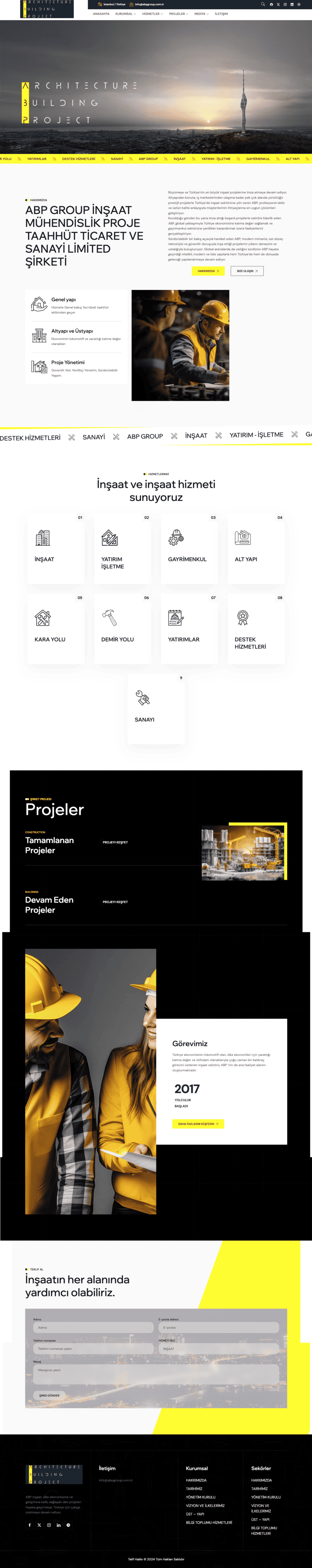 Corporate layout and content hierarchy execution