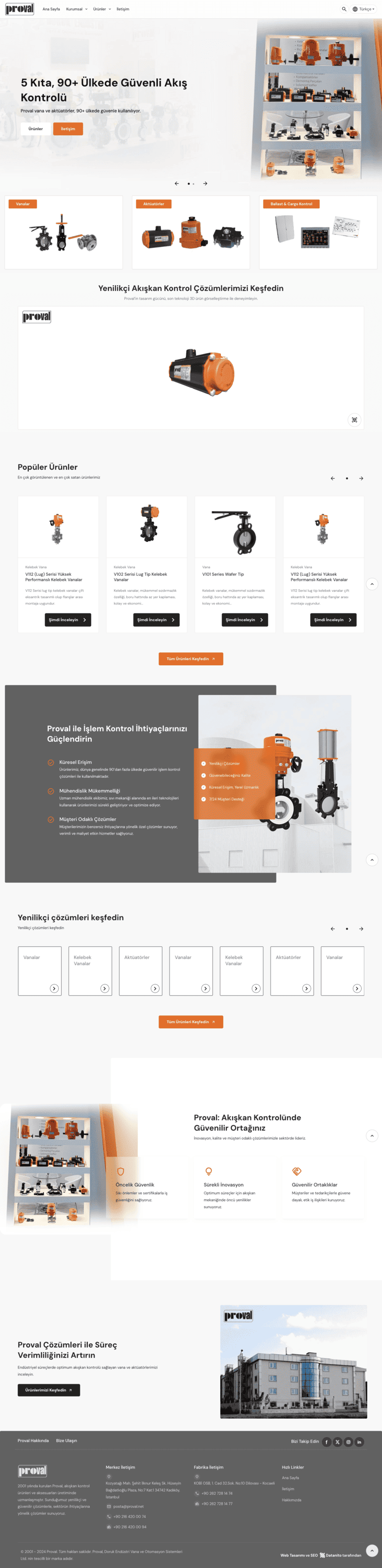 Industry-focused website delivery example